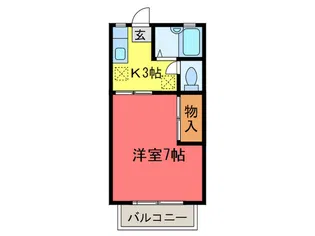 ルミエ-ル【1階】の間取り