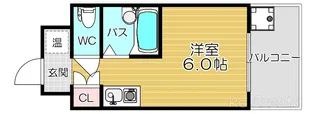 ドミール堺筋本町【2階】の間取り