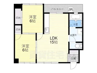 第1セントラルハイツ【3階】の間取り