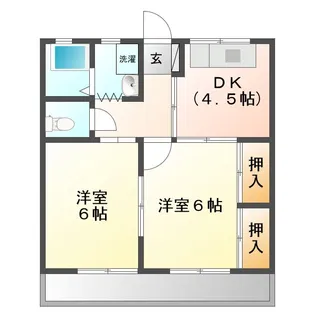 コーポYAMANO【2階】の間取り