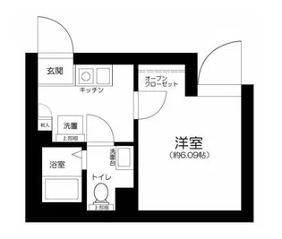 長楽町屋レジデンス【2階】の間取り