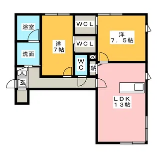 The Otani【1階】の間取り