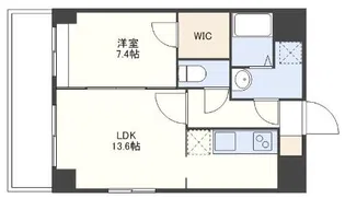 S-FORT佐賀天神【2階】の間取り