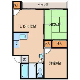 有明シーサイドマンション B棟【3階】の間取り