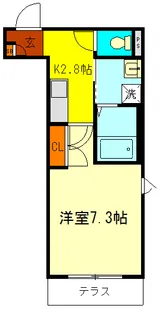 オーク国分寺【1階】の間取り
