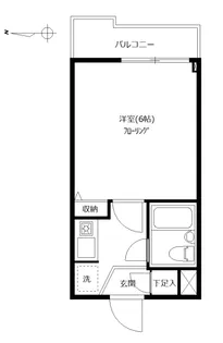 クリオ妙蓮寺壱番館【4階】の間取り