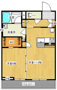 ルミエール【1階】の間取り