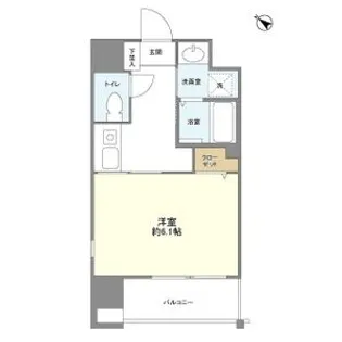 大阪府大阪市浪速区大国3【マンション】の間取り