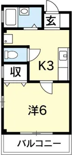 コウシンハイツI【1階】の間取り