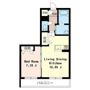 コンフォーザ並木【1階】の間取り