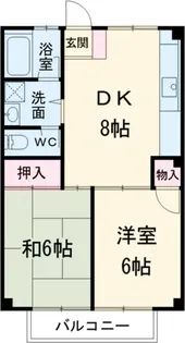 フォレストシュライン【2階】の間取り
