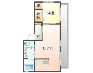 入江ビル【4階】の間取り