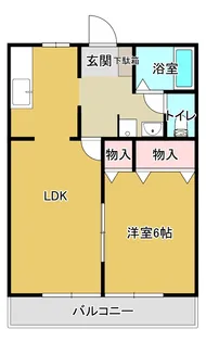 長谷川ビレッジC棟【1階】の間取り