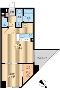 プライムアーバン日本橋人形町【10階】の間取り