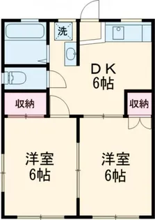 第一都ハイツ【1階】の間取り