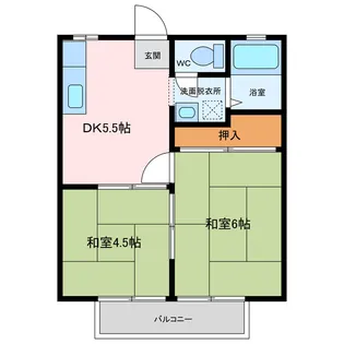 ゾンネハイムI【2階】の間取り