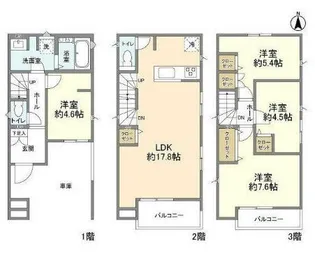 埼玉県さいたま市北区日進町1【一戸建】の間取り