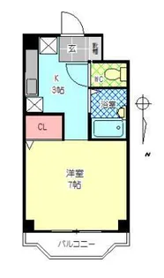ボン長田【3階】の間取り