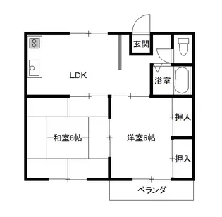 エステートピア ムラカミ【2階】の間取り