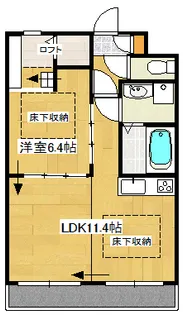 スカイガーデン【1階】の間取り