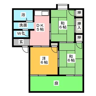 タウニー60【1階】の間取り