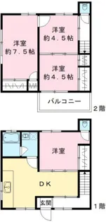 広島県広島市安佐南区東原2【一戸建】の間取り
