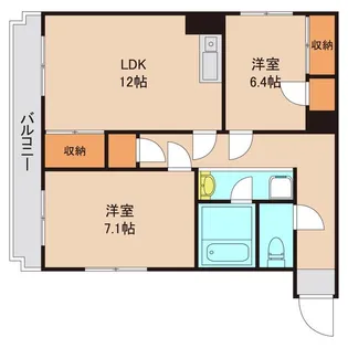 ベルパティオ加賀【3階】の間取り