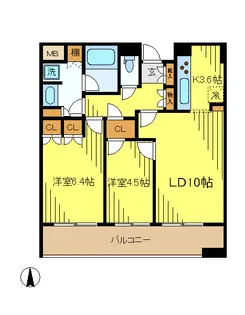 東京都文京区関口1【マンション】の間取り