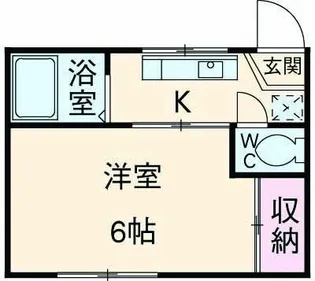 コスモエイト【1階】の間取り