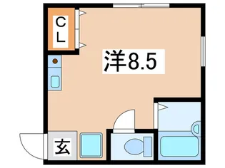 メゾンドセリバテ-ルII【2階】の間取り