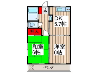 神明ビル【3階】の間取り