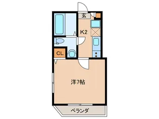 BestStage上福岡【1階】の間取り
