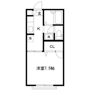 メモリースクエア【2階】の間取り