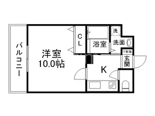 Grandir西院【2階】の間取り