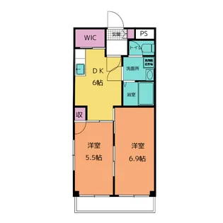 TIARA小杉【3階】の間取り