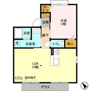 ウィステリアおゆみ野 A・B・C【1階】の間取り