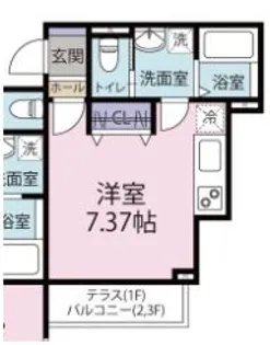 埼玉県富士見市大字水子【アパート】の間取り