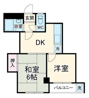 VILLA八潮【3階】の間取り