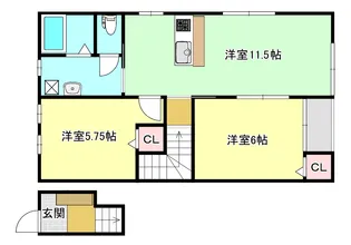 imperial muro【2階】の間取り