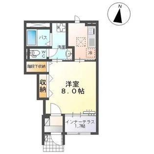 グラン・シフォン【1階】の間取り
