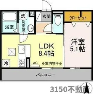 岐阜県岐阜市薮田南1【アパート】の間取り