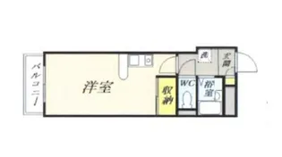 ラ・リュ奉還町【2階】の間取り