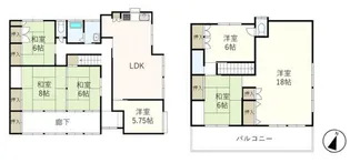千葉県柏市大井【一戸建】の間取り