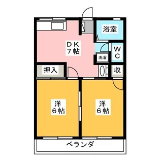 ハイツ今東【2階】の間取り