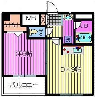 ソアラノーム北浦和【4階】の間取り