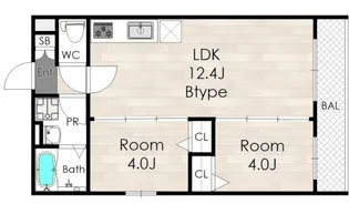 AVANTIO Clair【1階】の間取り