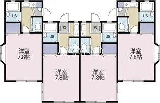神奈川県平塚市真田4【アパート】の間取り