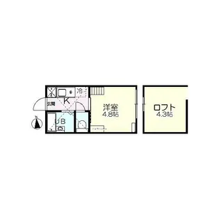 東京都荒川区南千住7【アパート】の間取り