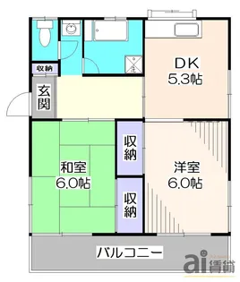 東京都小平市仲町【アパート】の間取り