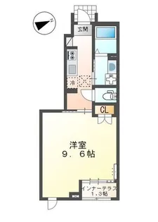 広島県福山市千代田町2【アパート】の間取り